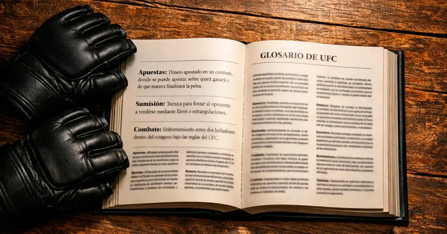 Glosario de Términos de Apuestas en UFC: De Moneyline a Sumisión