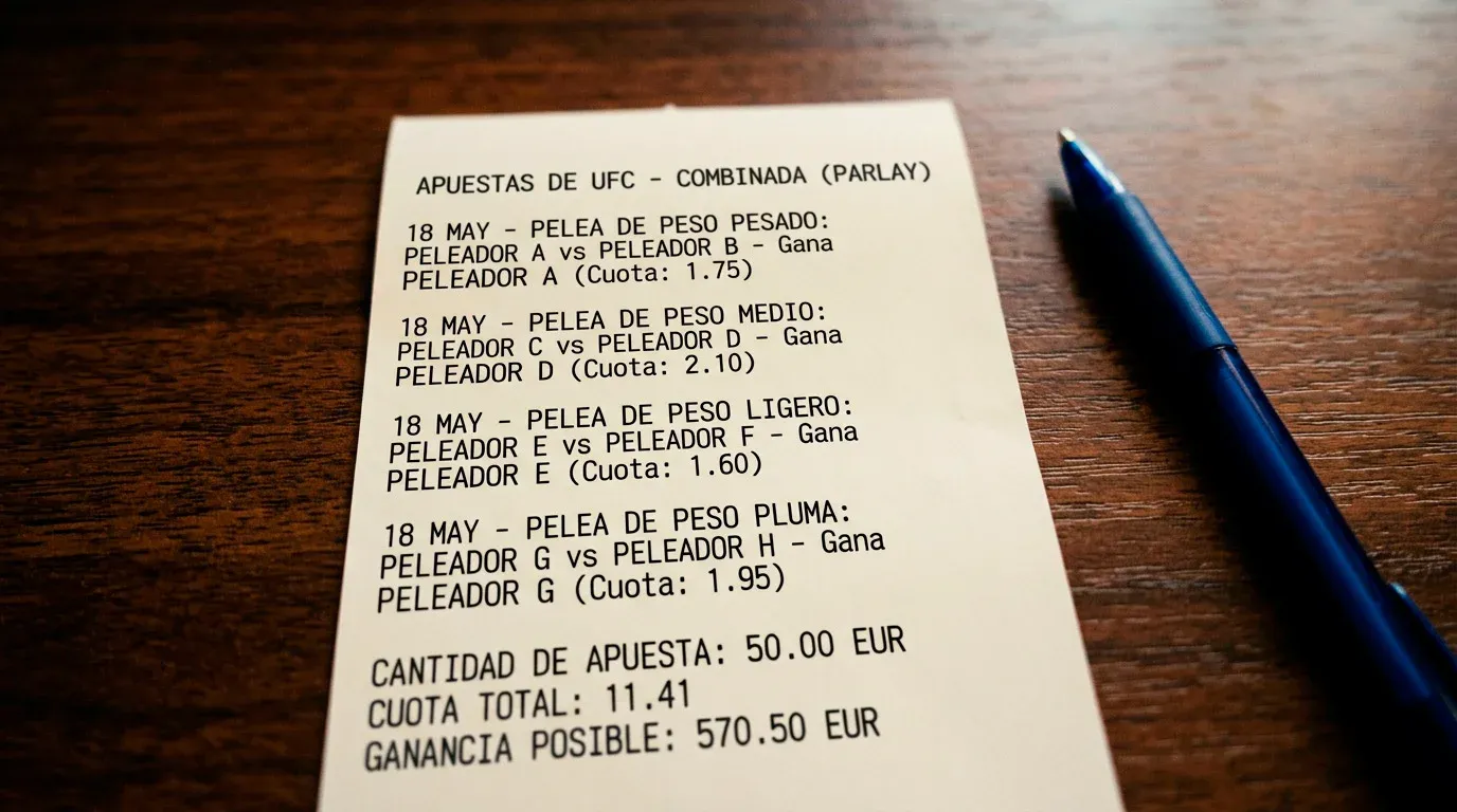 Parlays de UFC: Cómo Armar Combinadas y Sus Riesgos Reales